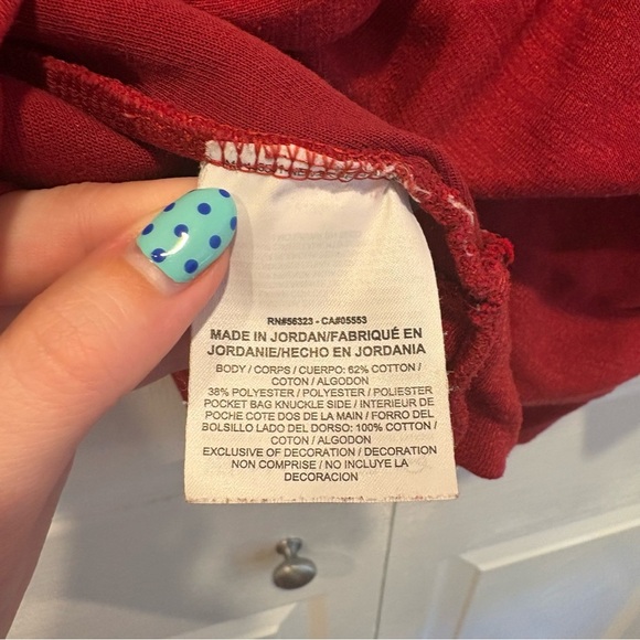 Nike Red Optic Crewneck with front pocket - Size XL - Picture 6 of 7